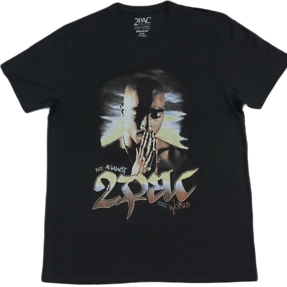 2Pac Other - 2Pac Me Against the World Black Graphic T-Shirt